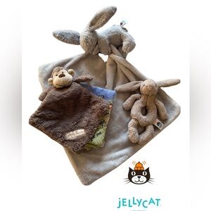Jellycat Baby Lovey Lot Stuffed Animal Set
